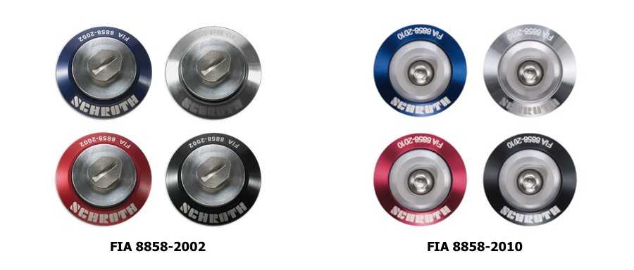 клипсы HANS на шлемы автоспорт по стандартам FIA 8858-2002 FIA 8858-2010